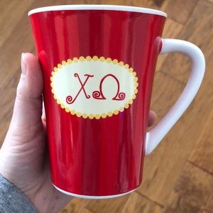 Chi Omega coffee mug
